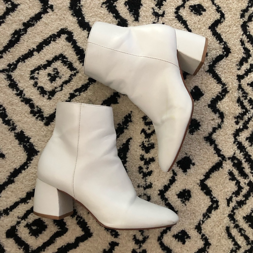 White booties